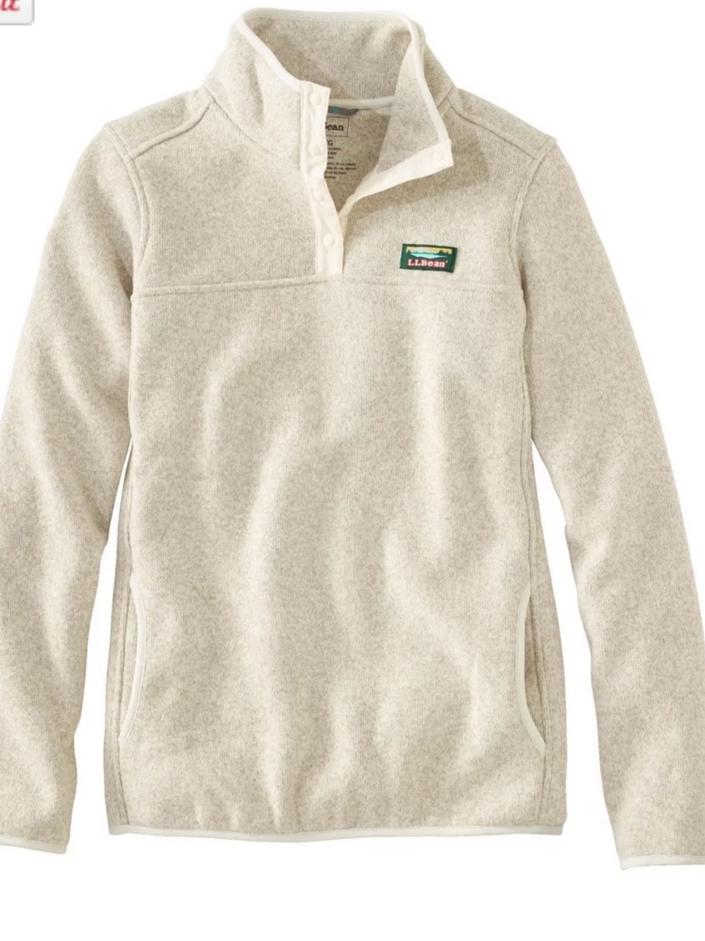 L.L.Bean Sweater Fleece Pullover